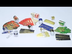 In nhãn xì gà bằng giấy vàng CMYK in nhãn dán logo cá nhân