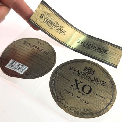 Nhãn rượu vang đỏ chai rượu whisky nhựa vodka thu nhỏ Nhãn rượu vang đỏ