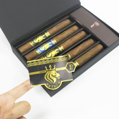 Mua In nhãn xì gà bằng giấy vàng CMYK in nhãn dán logo cá nhân online manufacture
