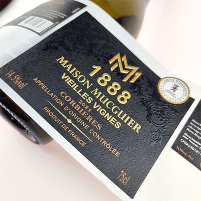 Mua CMYK Tải nhãn chai rượu sâm-panh tùy chỉnh online manufacture