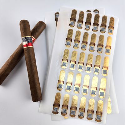 Mua Đồ uống Nhãn thép xì gà có thể in Kháng nước Miếng dán giấy vàng tùy chỉnh online manufacture