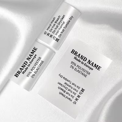 Mua Satin lụa in nhãn quần áo vải dệt áo cổ nhãn chăm sóc nhãn cho quần áo online manufacture