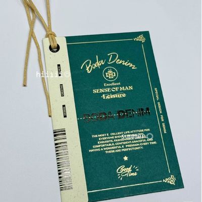 Bảo mật tùy chỉnh Thẻ thời trang treo Thẻ khóa dây khóa Elastic Loop Clothing Seal Thẻ cho Hangtag Seal
