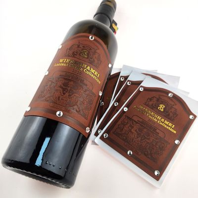 Mua Tùy chỉnh nhãn dán da cá nhân bản thân dán in đóng gói nhãn dán in chai rượu vang đỏ online manufacture