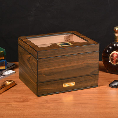 Giá tốt. Humidor in nhãn xì gà có thể điều chỉnh nhiệt độ cửa sổ rõ ràng in nhãn chống nước trực tuyến