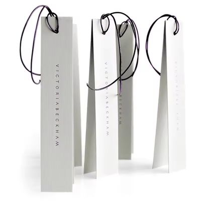 Giá tốt. White Velvet Leather Gift Tags Custom Apparel Tags in ấn nhãn quần áo trực tuyến