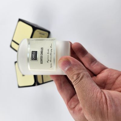 Giá tốt. OEM Custom Candle Label in ấn cá nhân Spot UV Metallic Candle Labels trực tuyến