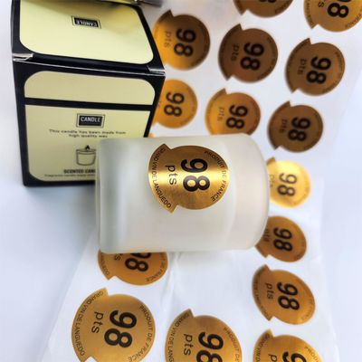Giá tốt. Nhãn thùng nước hoa tự dán tùy chỉnh Khẩu thùng nước hoa Khẩu thùng nước không thấm nhãn nến trực tuyến