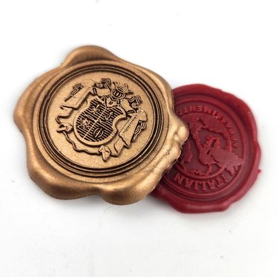 Giá tốt. Logo vàng dán dán epoxy niêm phong Wax Seal Stickers cho phong bì trực tuyến