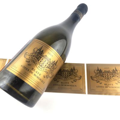 Giá tốt. Eco Friendly Texture Art Paper Wine Label Custom Embossed Gold Foil Stamping Printing Sticker FPackaging trực tuyến