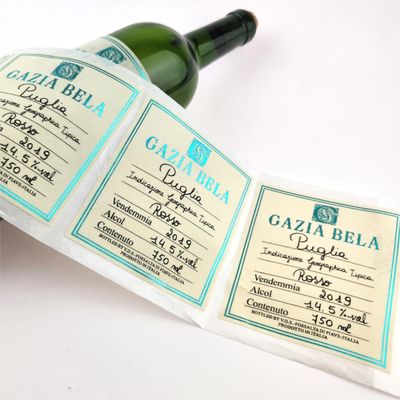 Giá tốt. Nhãn rượu tùy chỉnh chất lượng cao giấy chai rượu đóng gói nhãn UV in giấy dán nhãn chai rượu trực tuyến