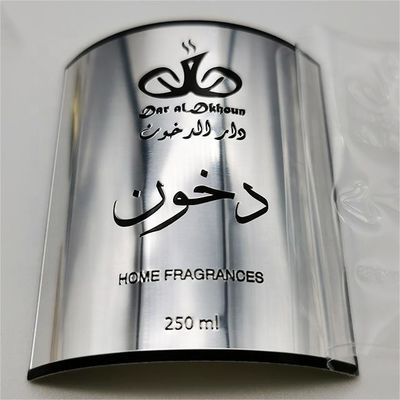 Giá tốt. Metallic Luster Perfume Logo Sticker Metal Labels Thiết kế nóng kim loại 3D dán nhãn trực tuyến