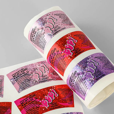 Giá tốt. Ánh dán dán vinyl chống nước Custom in ấn Holographic cho bao bì nến nước hoa trực tuyến