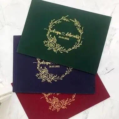 Giá tốt. Chiếc thiệp cưới nhỏ sang trọng Cảm ơn quà tặng Kraft Thẻ bìa Custom Logo Bao bì giấy phong bì cho thẻ trực tuyến