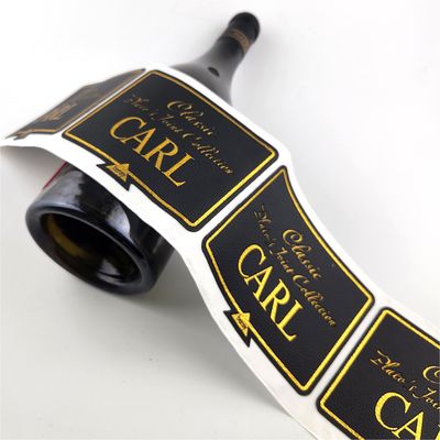 Giá tốt. Nhãn dán da sang trọng Rượu vang đỏ Nhãn tự dán chai rượu vang Nhãn bao bì vinyl chống nước trực tuyến