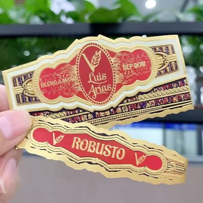Giá tốt. Personalized Customized Shape Cigar Label with ISO9001 Certification for Premium Cigar Bands trực tuyến